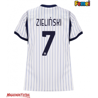 Inter Milan Piotr Zielinski #7 Tricou Fotbal Replică 2026-27 Femei Deplasare